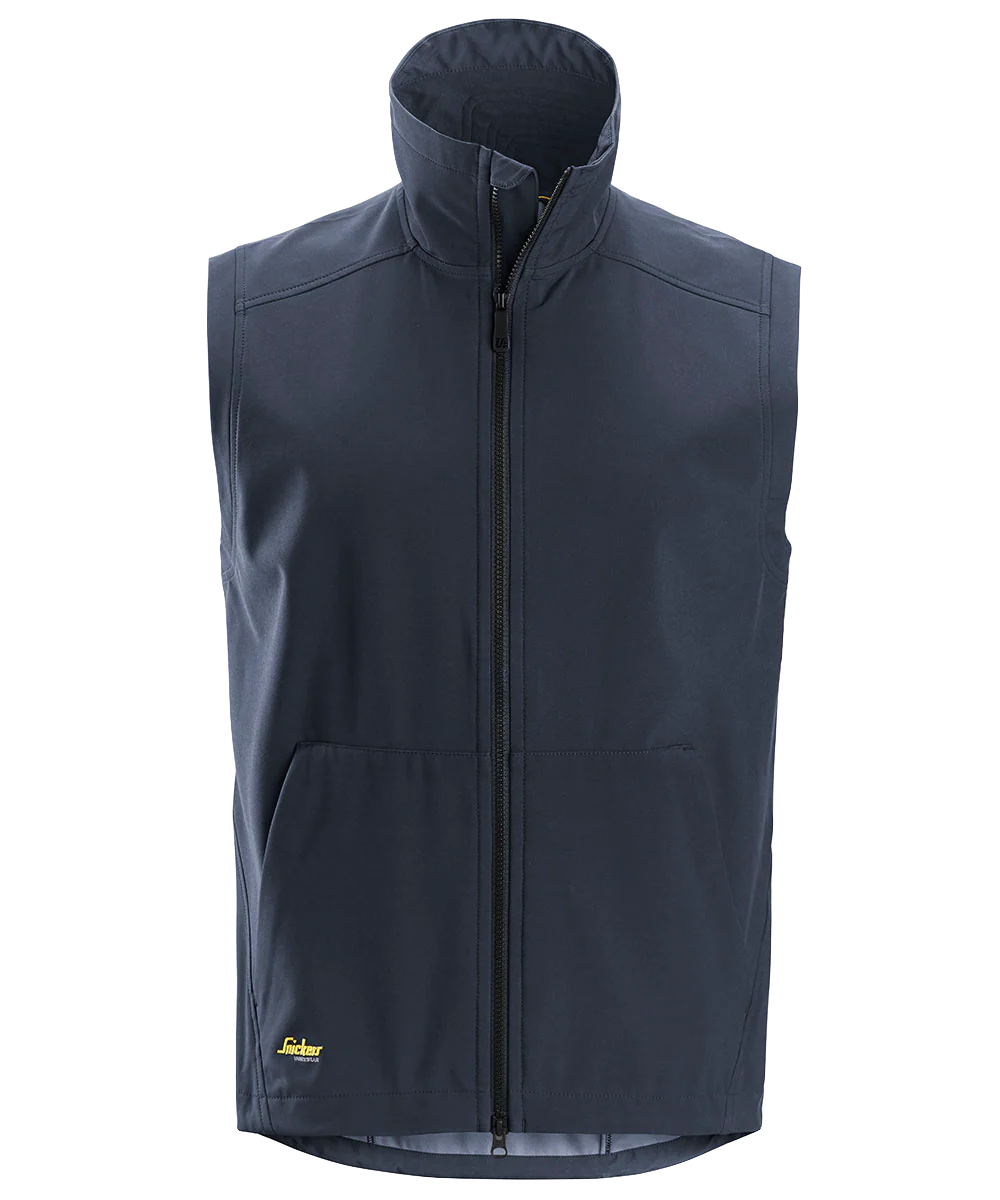 Snickers AllroundWork winddichte Softshell-Arbeitsweste 4505 – Bild 4