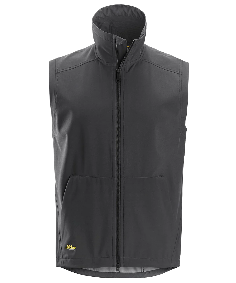 Snickers AllroundWork winddichte Softshell-Arbeitsweste 4505 – Bild 6