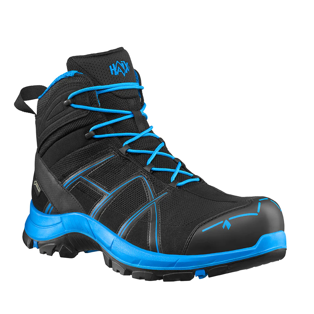 Haix Black Eagle Safety 40.1 Mid Black/Blue Arbeitsstiefel S3 610015 – Bild 2