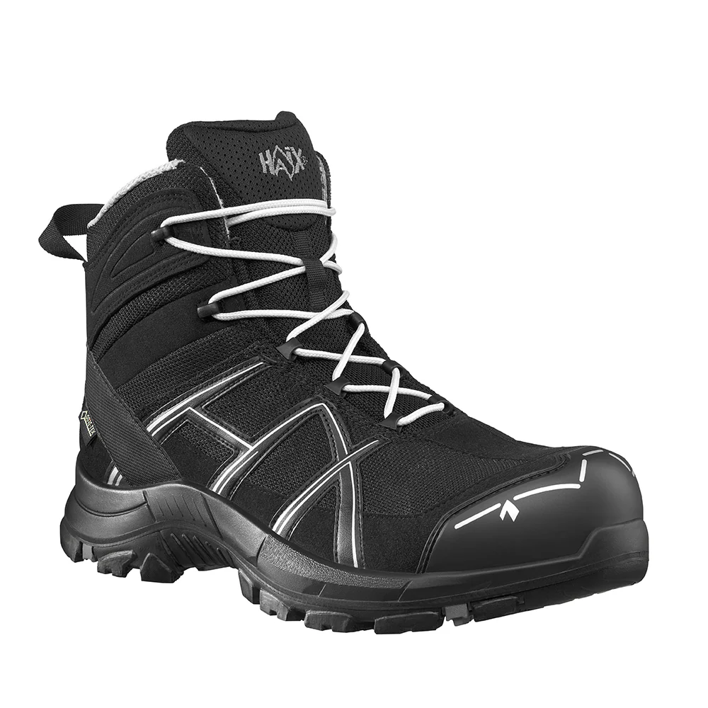 Haix Black Eagle Safety 40.1 Mid Black/Silver Arbeitsstiefel S3 610019 – Bild 2