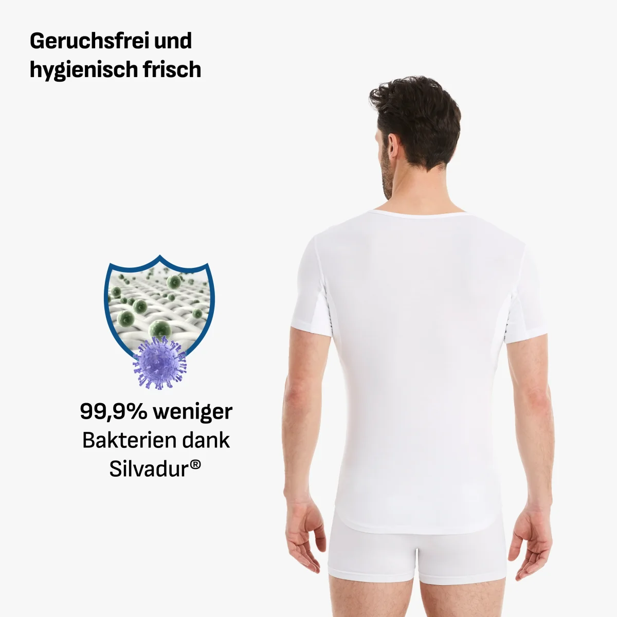 Anti-Schweiß Shirt V-Neck Classic – Bild 6