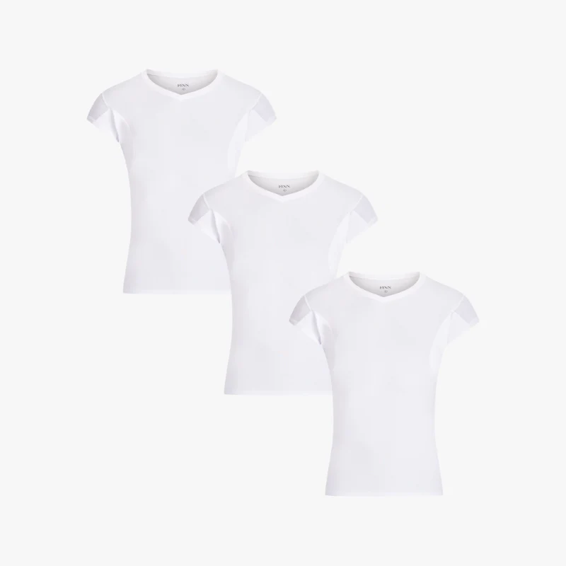 3er Pack Anti-Schweiß Shirt Extra-Kurzarm Comfort